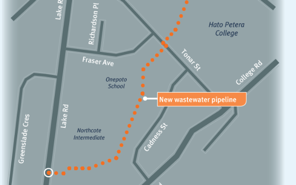 Northcote wastewater pipeline upgrades